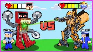 MONSTER TRUCK VS EVIL MAFIA ROBOT!  - Minecraft