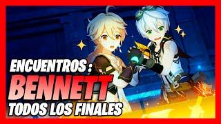 ENCUENTROS BENNETT GENSHIN IMPACT (TODOS LOS FINALES, LOGROS Y RECOMPENSAS SIN SPOILERS)