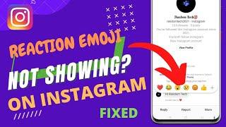 Instagram Reaction Emoji Missing On Instagram Chat Problem Solved