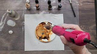 #2070 Using Alcohol Inks To Create  a Set Of Stunning Resin Coasters