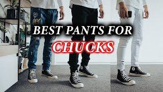 Best Pants to Style Converse Chucks | How to wear Chucks Ft. Denim by Monocloth