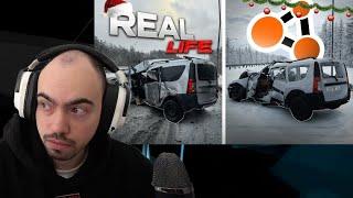 СКИЛЗОР СМОТРИТ - Аварии на реальных событиях в BeamNG.Drive #58