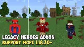 ADDON LEGACY HEROES MCPE 1.18