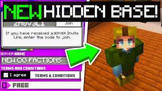 MY *NEW* HIDDEN FACTIONS BASE! | VentoxMC Minecraft SMP Factions #2