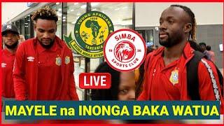 #live_ FISTON MAYELE na INONGA BAKA WALIVYOTUA USIKU AIRPORT NA DR CONGO KUKIWASHA NA TANZANIA