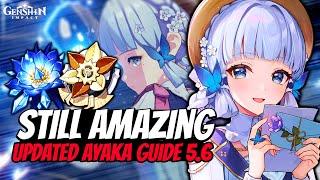 NEW Updated Ayaka Guide | Best Build, Weapons, Artifacts, Teams | Genshin Impact 5.6