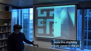 Reinforcement Learning 101 with a Virtual Reality Game