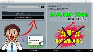 SAMFRP Tool V1.2.0 | Server Ofline Fix |  Frp Adb *#0*# not Working | Latest Binary 2023