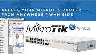 How to access MikroTik Router from WAN side remotely through WinBox