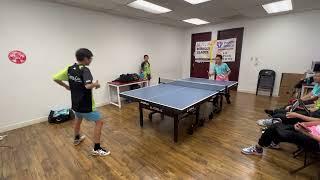 LA Ping Pong Spring 2025 Highlight: YDRC Intermediate vs. GLTTC Intermediate