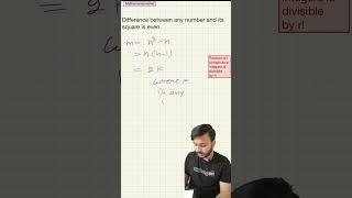 MATH BOMBSHELL n^2-n=EVEN#MathTricks #NumberPatterns #BrainTeasers #MathMagic #Mathfun #LearnMath