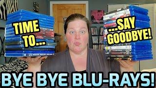 BYE BYE BLU-RAYS JUNE 2024!!! | Cleaning Out My Physical Media Closet!