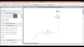 Моделирование пневмопривода. Уроки FluidSIM. Урок 4.Основы составления схем.