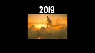 Evolution of Legendary Godzilla 2014 - 2024 #shorts #fyp #godzilla #monsterverse #evolution