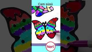 488) cam süsleme sanatı #kindergartenactivities #okulöncesi #anasınıfı #educational #oyun #etkinlik
