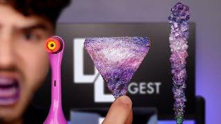 Does Purple ASMR Snacks Cause Cavities !? *short's mukbang*