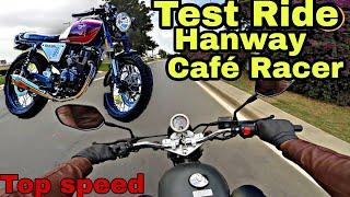 Test Ride Hanway Cafe Racer 50 مطور ناضي 2021