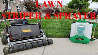 DIY- Big League Lawns Checkmate Lawn Striper and Flowzone Cyclone 2.5 Sprayer