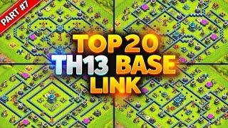 TOP 20 TH13 Base Link | New BEST Town Hall 13 (Trophy/War/Hybrid/Farm) Base | Clash Of Clans