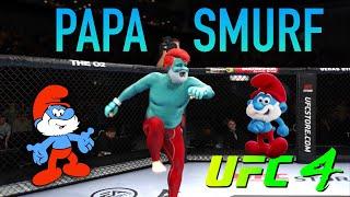 Papa Smurf (Subscriber Creation) || UFC 4 CAF Formula