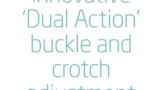MC Luna Pro Dual Action Crotch Buckle