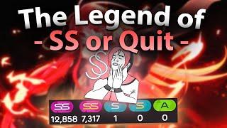 【 osu! 】Lesser Known Legend, - SS or Quit -