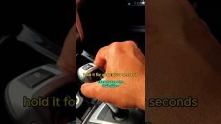 BMW Transmission Locked: How to Electronically Put In Neutral #Shorts