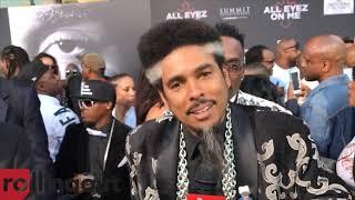 Kevin Grace visits the grave of Shock G (Gregory Jacobs)