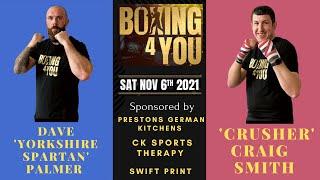 DAVE PALMER  -V-  CRAIG SMITH - LEFT JAB PROMOTIONS  #BOXING