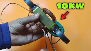 How to Make Free Energy Generator using Blender Motor with PVC Copper Cable