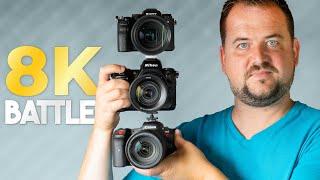 8K Camera SHOOTOUT! Nikon Z8 vs Sony A1 vs Canon R5 C!