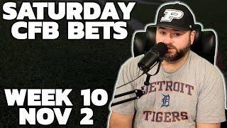 Saturday CFB Bets Week 10 - College Football Picks With Kyle Kirms