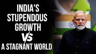 Here is how India’s GDP growth rate compares with the developed and developing world