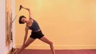 Ellie Herman Demonstrates Pilates Lunging Side Arm Series