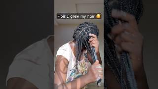HOW I GREW MY HAIR #haircare #hair #longhair #hairgrowth #naturalhair #naturalhairjourney