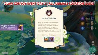 Genshin Impact Claw Convoy : New 5.2 Event Day 2 | All Animals Location Guide