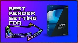 Sony Vegas Pro 14 | Best Render Settings for Youtube Tutorial 1080p 60 FPS | 2017