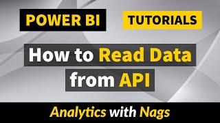 How to Read Data from API - Power BI Tutorial (41/50)