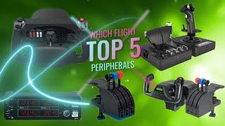 Which FLIGHT SIM peripherals should YOU BUY? Top 5 Peripherals to buy NOW!