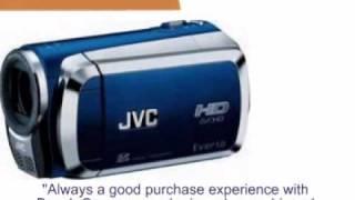 JVC Everio GZ-HM200 Dual SD High-Def Camcorder (Blue)