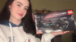 ASMR building a lego f1 car + voiceover ramble ️