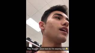 Guy wears red to Target and customer thinks he's an employee.