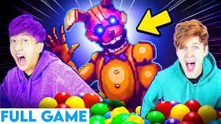 LANKYBOX Playing FIVE NIGHTS AT FREDDY'S: INTO THE PIT!? (FNAF FULL GAME!)