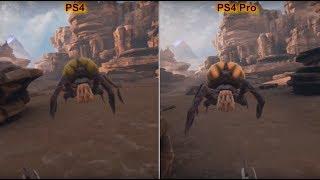 Farpoint | PS4 vs. PS4 Pro | VR Graphics Comparison | 4K Video