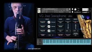 AKAI EWI and VG Alto Saxophone Kontakt sound library. Woodwind and brass wav, nki VST.