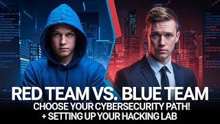  Red Team vs. Blue Team? Choose Your Cybersecurity Path! + Setting Up Your Hacking Lab ️