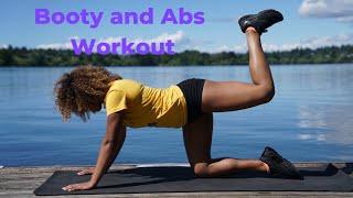 30 Minute Booty and Abs Workout - No equipment required | Workout with KK