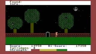 Magicians Curse - Commodore C16 Plus4 game play