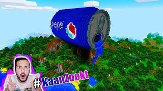 PEPSI LUCKY BLOCK BATTLE! Kaan reagiert auf riesige Pepsi Dose in Minecraft! Deutsch #KaanZockt