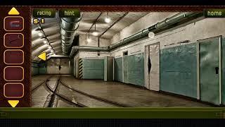 Under ground Train Terminal escape l Solved l Underwater treasure escape level 6 l Walkthrough l